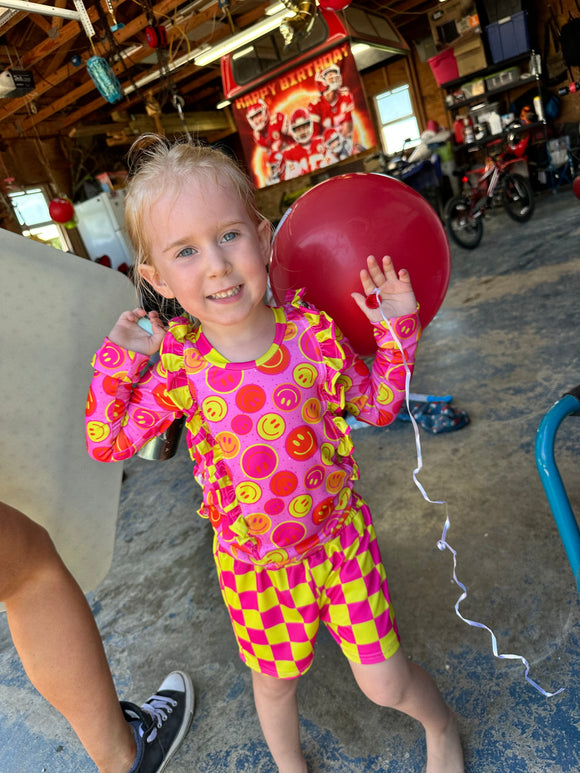 Pink swim safe smilies
